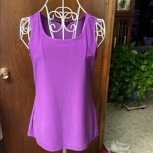 IMAN Purple Fitted Tank Top